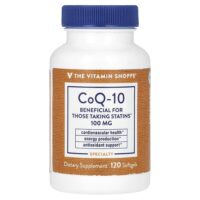 Коэнзим Q-10, 100 мг, 120 мягких таблеток — The Vitamin Shoppe