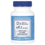 витамины D3 и К2, 60 капсул — The Vitamin Shoppe