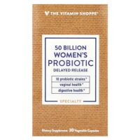 Пробиотик для женщин, 50 млрд, 30 растительных капсул — The Vitamin Shoppe
