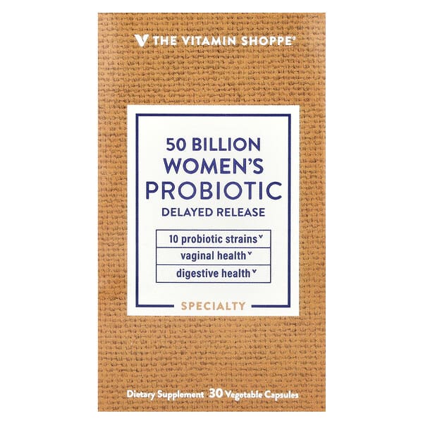 vsi03458_v_20.jpg Пробиотик для женщин, 50 млрд, 30 растительных капсул — The Vitamin Shoppe