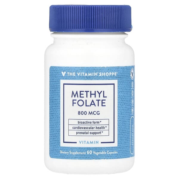 vsi03499_v_8.jpg Метилфолат, 800 мкг, 60 растительных капсул — The Vitamin Shoppe