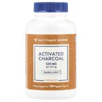 активированный уголь, 100 растительных капсул (260 мг в 1 капсуле) — The Vitamin Shoppe