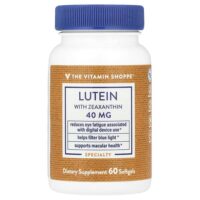 Лютеин с зеаксантином, 60 мягких таблеток — The Vitamin Shoppe