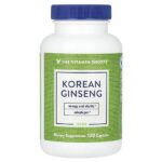 Корейский женьшень, 120 капсул (648 мг в каждой капсуле) — The Vitamin Shoppe