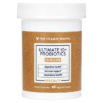 Ultimate 10+, пробиотики, 20 млрд, 60 растительных капсул — The Vitamin Shoppe