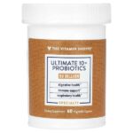 Ultimate 10+, пробиотики, 50 млрд КОЕ, 60 вегетарианских капсул — The Vitamin Shoppe