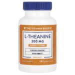 L-теанин, 200 мг, 120 растительных капсул — The Vitamin Shoppe