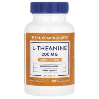 L-теанин, 200 мг, 120 растительных капсул — The Vitamin Shoppe