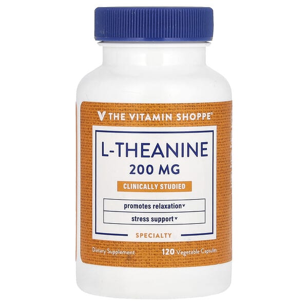 vsi03836_v_8.jpg L-теанин, 200 мг, 120 растительных капсул — The Vitamin Shoppe