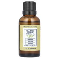 100% чистое эфирное масло, чайное дерево, 30 мл (1 жидк. унц.) — The Vitamin Shoppe