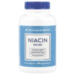 Ниацин, 500 мг, 100 растительных капсул — The Vitamin Shoppe
