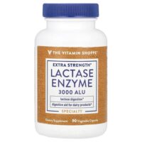фермент лактаза, 3000 ALU, 90 растительных капсул — The Vitamin Shoppe