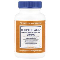 R-липоевая кислота, 60 растительных капсул — The Vitamin Shoppe