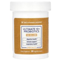 Ultimate 10+, пробиотики, 100 млрд, 30 растительных капсул — The Vitamin Shoppe