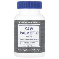 Мужская пила-пальма, 320 мг, 100 мягких таблеток — The Vitamin Shoppe