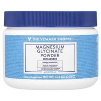 Порошок глицината магния, без добавок, 205 г (7,23 унции) — The Vitamin Shoppe