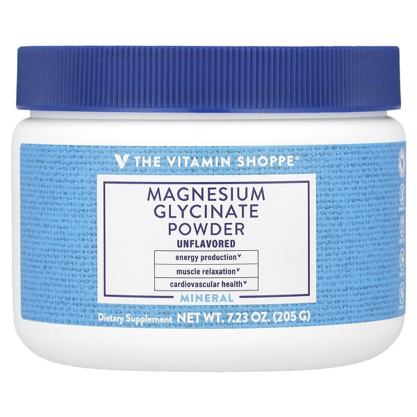 vsi04983_v_8.jpg Порошок глицината магния, без добавок, 205 г (7,23 унции) — The Vitamin Shoppe