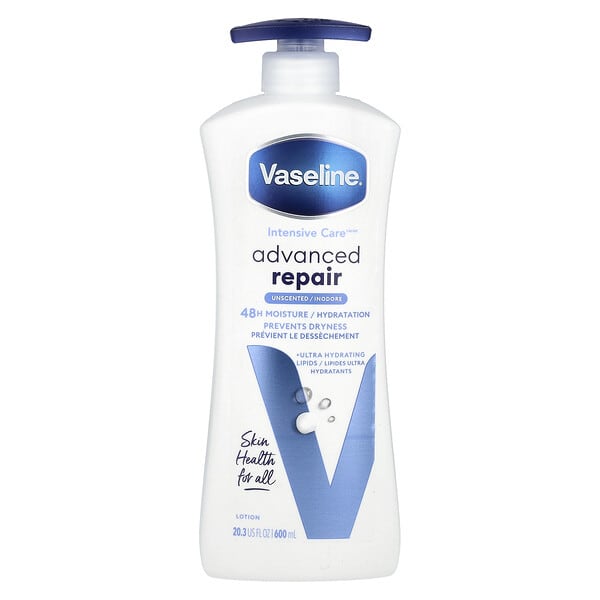 vsl08700_v_8.jpg Intensive Care™, улучшенный восстанавливающий лосьон, без запаха, 600 мл (20,3 жидк. унц.) — Vaseline