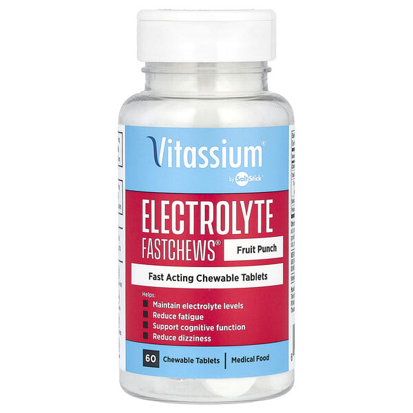 vss98618_v_8.jpg Vitassium, Electrolyte FastChews®, фруктовый пунш, 60 жевательных таблеток