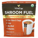 Shroom Fuel, грибная смесь для приготовления напитка, 24 порционных палочки по 3 г (0,11 унции) — VitaCup