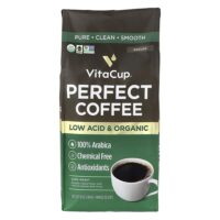 Perfect Coffee, молотый, темная обжарка, 284 г (10 унций) — VitaCup