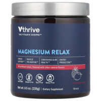 Magnesium Relax, малина и лимон, 235 г (8,5 унции) — Vthrive