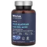 Миниатюрный рыбий жир из дикого аляски, 120 капсул — Vthrive