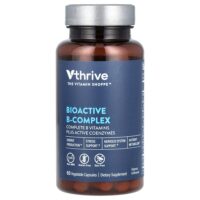Биоактивный комплекс витаминов группы B, 60 растительных капсул — Vthrive
