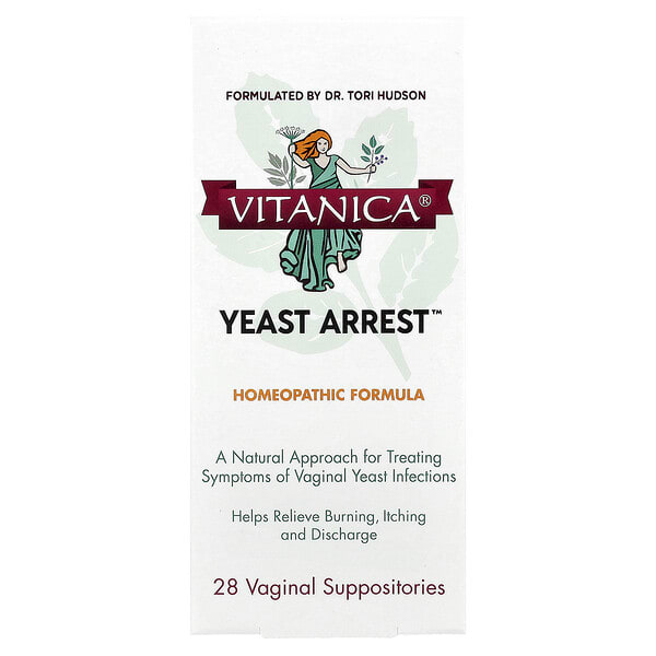 vtn02009_v_51.jpg Yeast Arrest™, 28 вагинальных суппозиториев — Vitanica