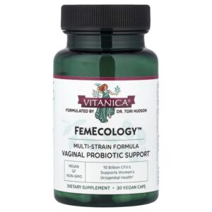 FemEcology™, пробиотическая поддержка для влагалища, 30 веганских капсул — Vitanica