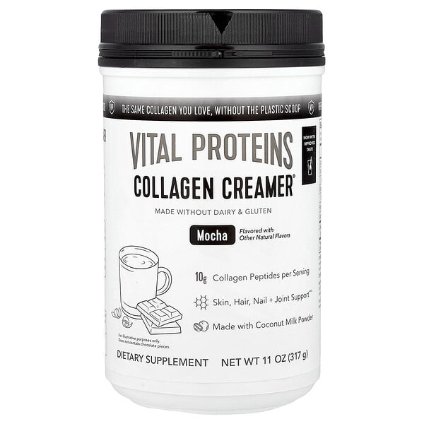 vtp00505_v_50.jpg Collagen Creamer®, мокко, 317 г (11 унций) — Vital Proteins