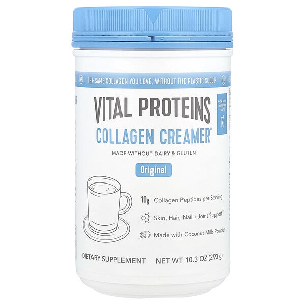 vtp95519_v_8.jpg Collagen Creamer, оригинальный, 293 г (10,3 унции) — Vital Proteins