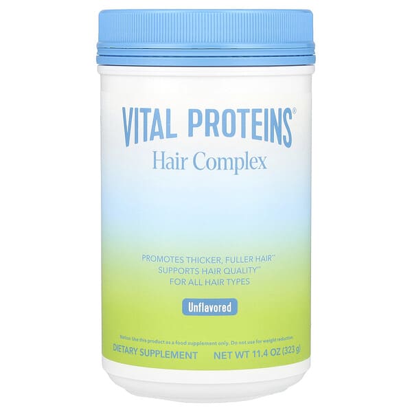 vtp95592_v_8.jpg Комплекс для волос, без добавок, 323 г (11,4 унции) — Vital Proteins