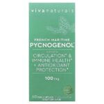 Pycnogenol®, френч приморский, 100 мг, 60 растительных капсул — Viva Naturals