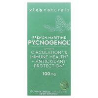 Pycnogenol®, френч приморский, 100 мг, 60 растительных капсул — Viva Naturals