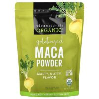 Органический желатинизированный порошок маки, 454 г (1 фунт) — Viva Naturals