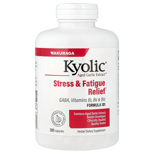 wak10143_v_43.jpg Aged Garlic Extract™, Aged Garlic Extract™, формула 101, 300 капсул — Kyolic