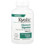 Aged Garlic Extract™, экстракт выдержанного чеснока, для очищения организма и улучшения пищеварения, формула 102, 200 растительных капсул — Kyolic
