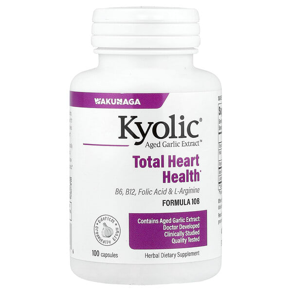 wak10841_v_43.jpg Aged Garlic Extract™, Aged Garlic Extract™, формула 108, 100 капсул — Kyolic
