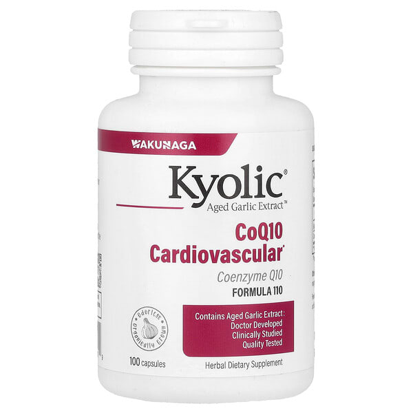 wak11041_v_35.jpg Aged Garlic Extract, CoQ10, формула 110, 100 капсул — Kyolic