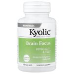 Brain Focus, 60 веганских капсул (120 мг в 1 капсуле) — Kyolic