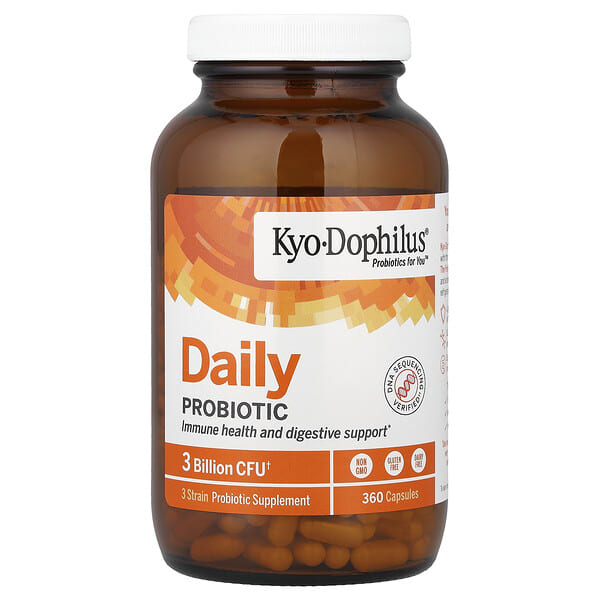 wak60044_v_36.jpg Kyo-Dophilus®, пробиотик для ежедневного приема, 360 капсул — Kyolic
