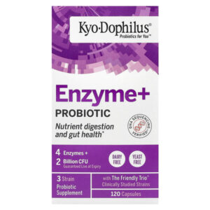 Kyo-Dophilus®, фермент с пробиотиком, 120 капсул — Kyolic