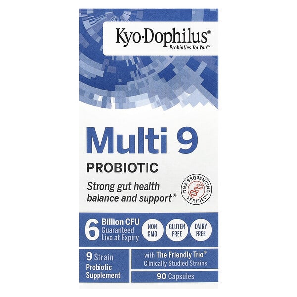 wak61049_v_57.jpg Kyo-Dophilus®, пробиотик Multi 9, 6 млрд КОЕ, 90 капсул — Kyolic