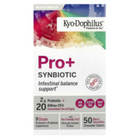 Kyo-Dophilus® Pro + Synbiotic, ягодный смузи, 50 жевательных таблеток — Kyolic