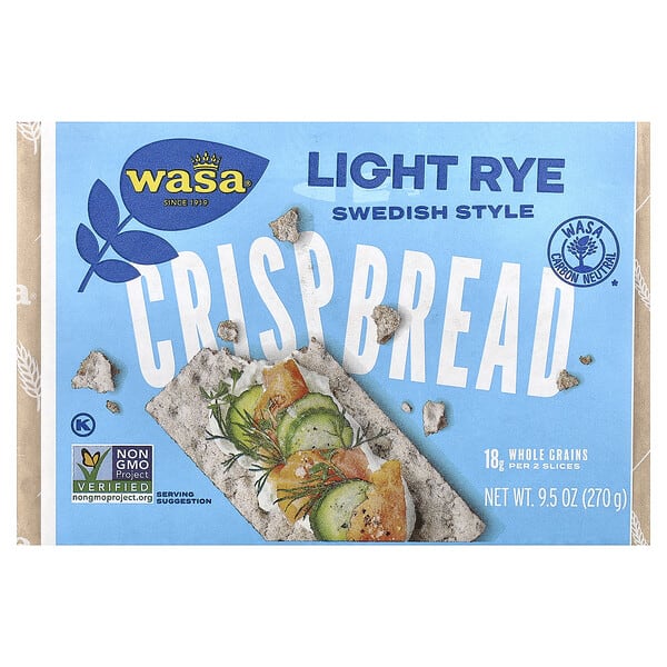 was32261_v_82.jpg Wasa Flatbread, хлебцы, светлый ржаной, 270 г (9,5 унции)