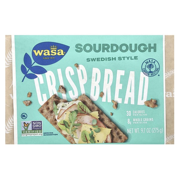 was34061_v_46.jpg Wasa Flatbread, хлебцы, закваска, 275 г (9,7 унции)