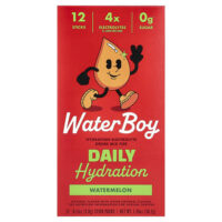 Daily Hydration, смесь для приготовления электролитического напитка, арбуз, 12 пакетиков по 3 г (0,11 унции) — Waterboy