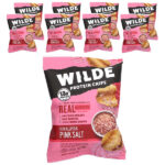 Protein Chips®, розовая гималайская соль, 8 пакетиков по 38 г (1,34 унции) — Wilde Brands