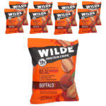 Protein Chips®, баффало, 8 пакетиков по 38 г (1,34 унции) — Wilde Brands